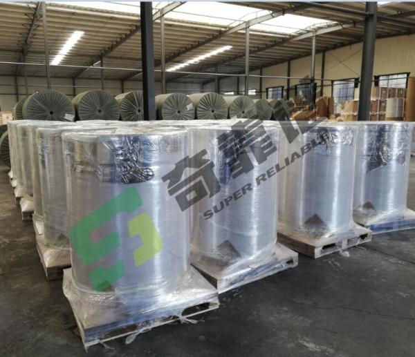Buy cheap Adhesive White PET 25um 25mic for adhesive tire label making TG3435 Model in Rolls from wholesalers