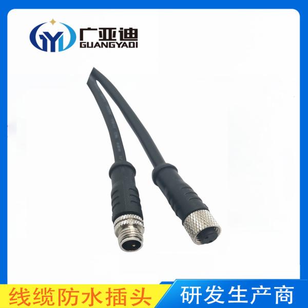 Buy cheap M8 Electric Cable Nylon Metal Waterproof Male Female Aviation Plug Docking With Wire Connector from wholesalers