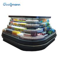 Buy cheap Half Height Food Display Refrigerator , Air Curtain Fridge Anti - Collision product