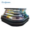 Buy cheap Half Height Food Display Refrigerator , Air Curtain Fridge Anti - Collision Cabinet from wholesalers