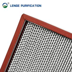 Buy cheap Over 100 ℃ Cleanroom HEPA Filter H14 Separator For Tunnel Sterilization from wholesalers