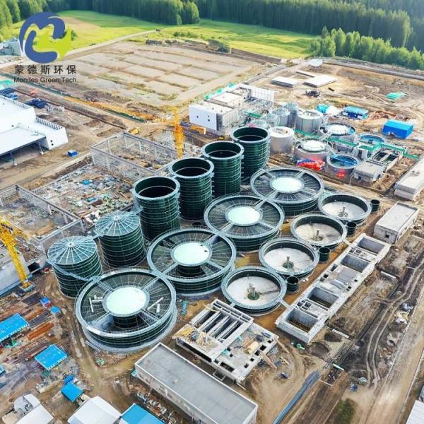Buy cheap 3mm~18mm Panel Thick Glass Lined Bolted Steel Tanks for Industrial Wastewater Storage from wholesalers