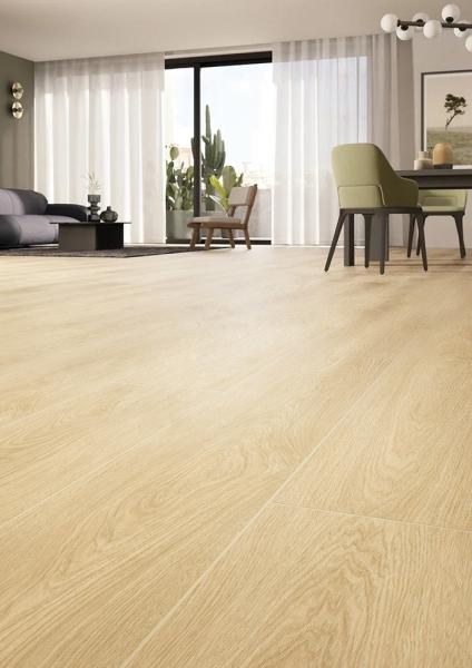 Buy cheap Antibacterial 200x1200mm Yellow Wooden Porcelain Strips For Kitchen AAA Grade from wholesalers
