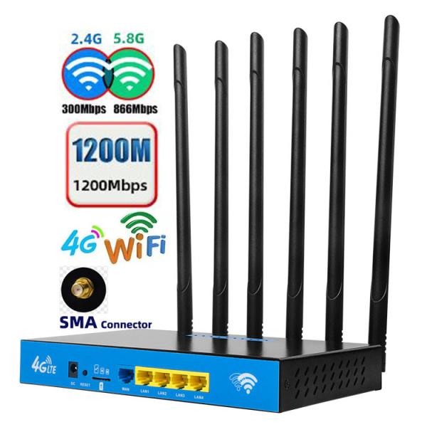 1200Mbps Dual Band High Power Wireless CPE Industrial Enterprise Class Simcard