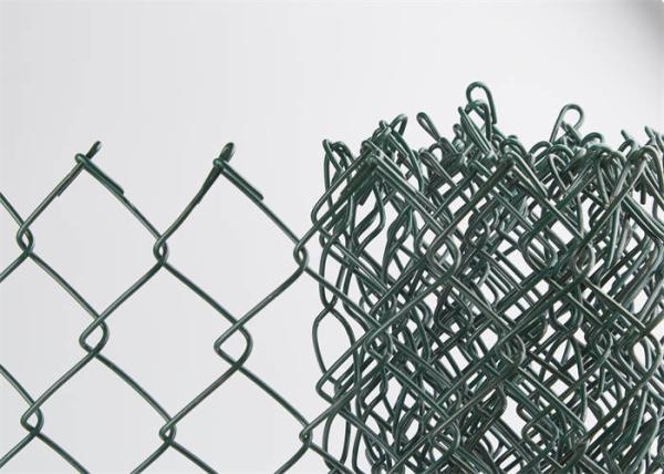 Buy cheap Green Vinyl Coated Chain Link Fence Corrosion Resistant For Playground from wholesalers