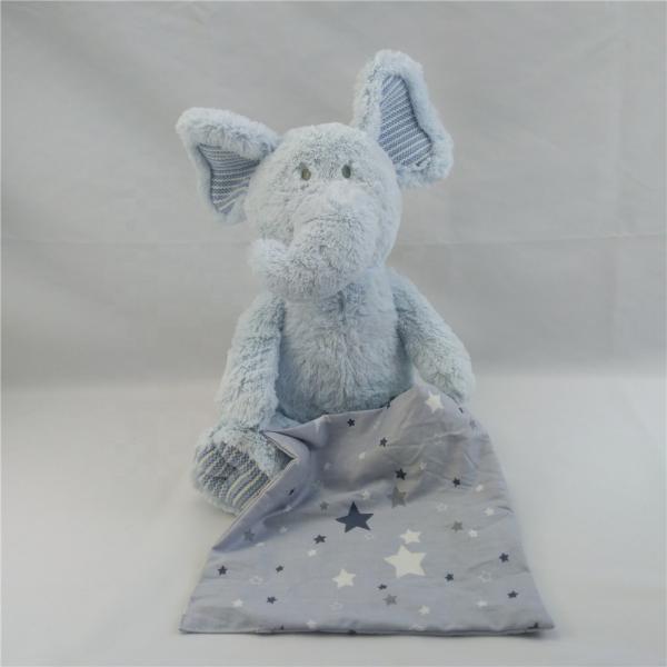 Buy cheap Children Gift Blue Elephant Baby Playing Toys Musical Movement Stuffed Elephant Toy from wholesalers