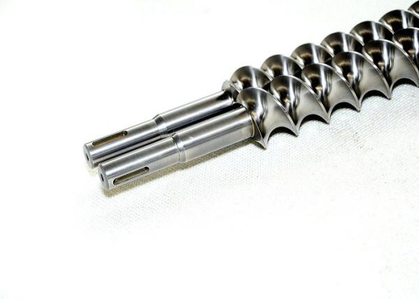 Buy cheap Customized Steel Screw Shaft , Cr - Mo Alloy Twin Screw Extruder Parts from wholesalers