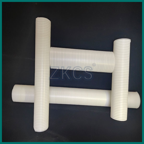 Telecom Industry Auto Buckled Spiral Support Pipe 400mm Length Plastic Duct Hose