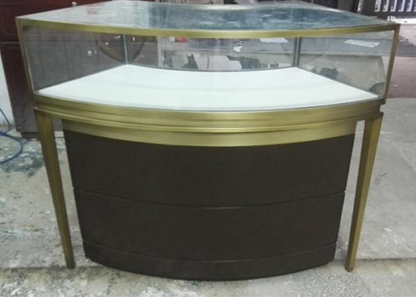 Buy cheap Small Jewellery Shop Display Counters / Glass Jewelry Case With Multi Color from wholesalers