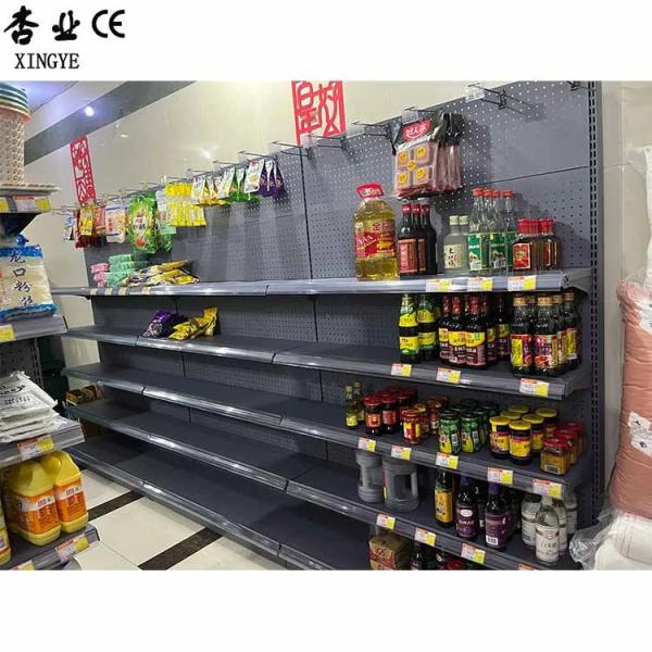 Factory customized color size stores shelves retails stores gondolas racks
