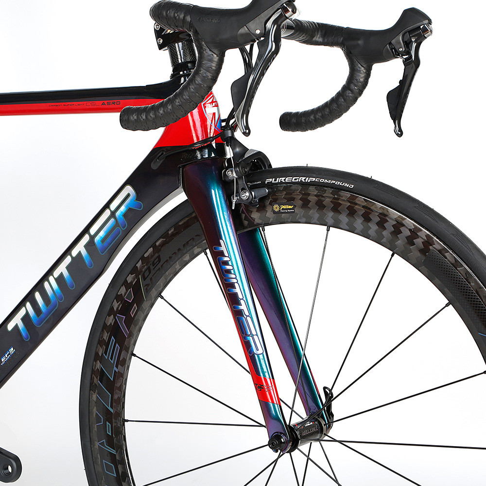 EPS Carbon Fiber Road Bike T10pro Holographic Color SHIMANO UT R8000-22 Speed For Man And Woman