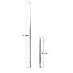 Aluminum Alloy 10 Sections Telescopic Amateur VHF UHF FM HF Car Auto Radio DAB