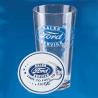 Buy cheap Tall Giant 20 Oz Pint Craft Beer Glasses With Color Decal from wholesalers