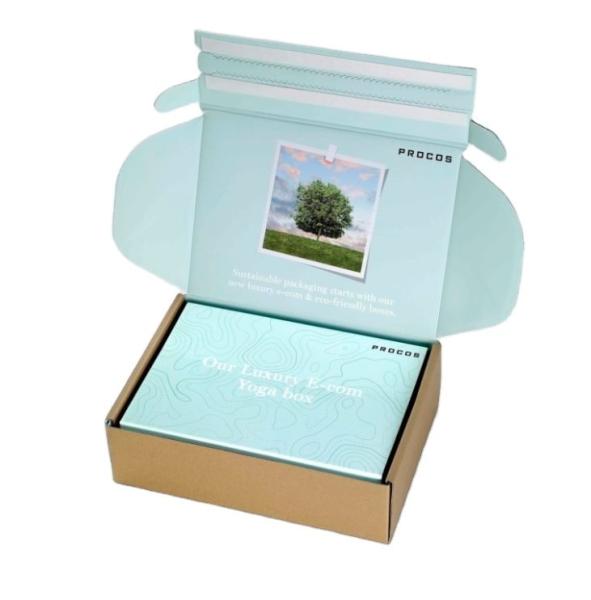Buy cheap Custom Corrugated Cardboard Mailer Boxes FSC Certified Easy Tear Strip Opening Seal from wholesalers