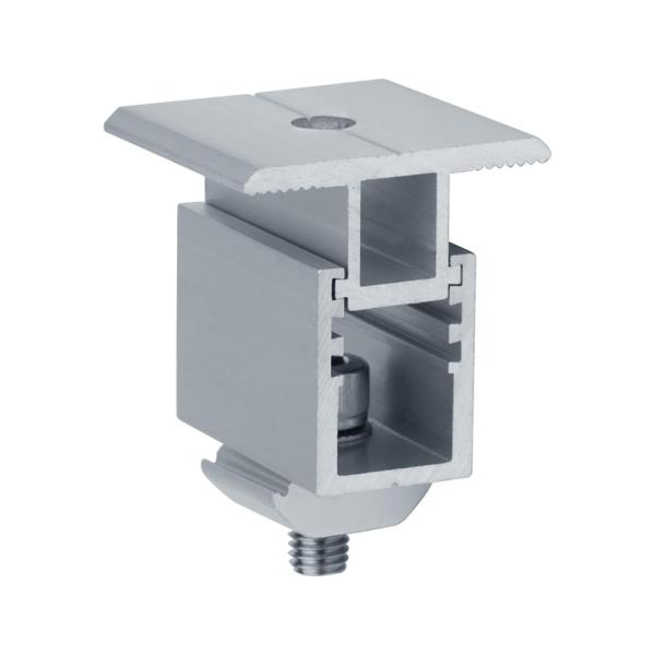 Buy cheap Customised Lightweight Solar Panel Metal Roof Clamps 40-80mm Length from wholesalers