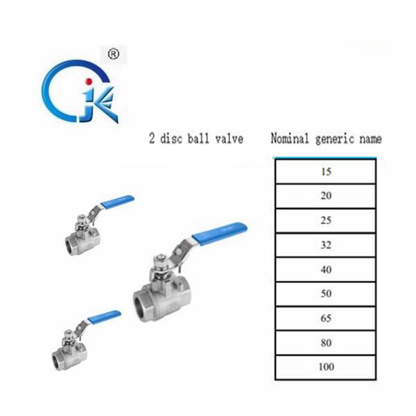 Buy cheap Internal Thread Handle Ball Valve Stainless Steel Water Valve 1000PSI from wholesalers
