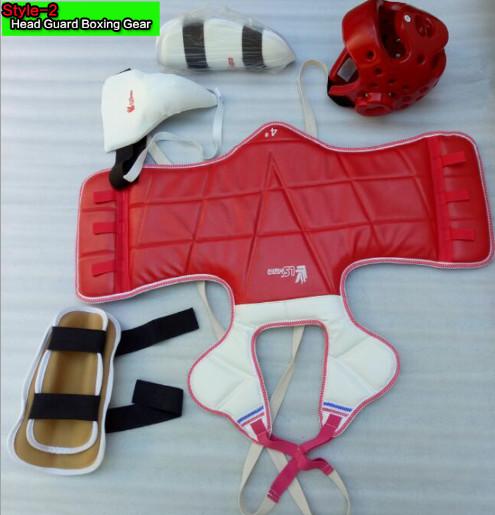 Buy cheap pu leather Fashion boxing training Taekwondo Chestguard Protect Gear from wholesalers