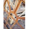 Buy cheap Arched Mirror Cast Iron Windows For Garden Standard Size Antique Metal Windows from wholesalers