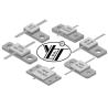 Buy cheap 100Ohm 500w BeO Flange Mount Resistor 12.7*12.7mm from wholesalers