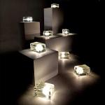 Nordic House Design Ice Table Lamp for Bedroom Children's Study Crystal Glass