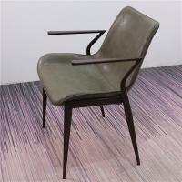 Buy cheap Comfortable Height 54x59x82cm Metal Wood Dining Chair product