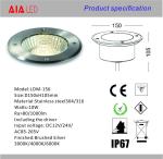 10W exterior led underground lighting IP67 & COB LED Underground up light/LED