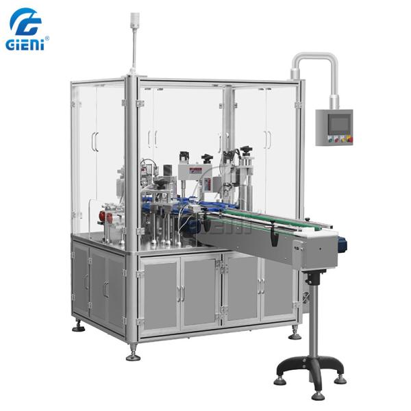 Buy cheap AC220V 50pcs/Min Rotary Nail Gel Filling Machine 2 Nozzles from wholesalers