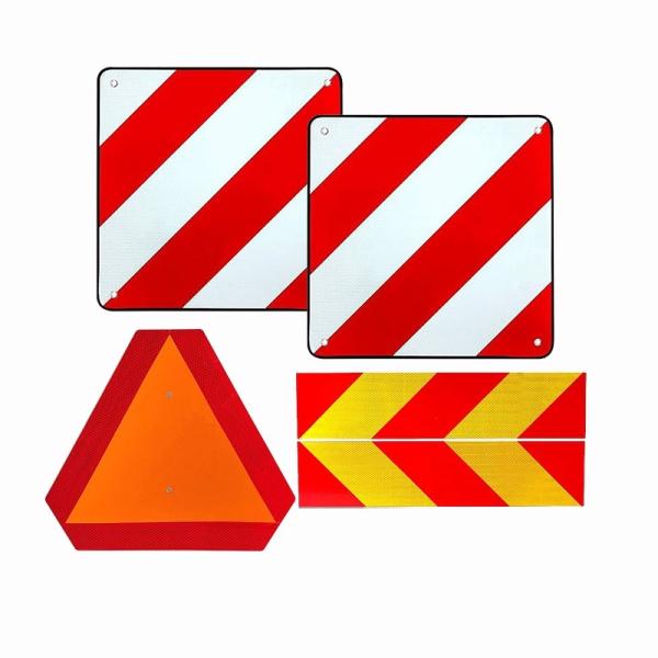 Buy cheap Customized Square Vehicle Reflective Rear Marking Plate for Italy Spain from wholesalers