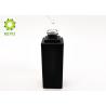 Buy cheap Matte Black Coating Glass Empty Cosmetic Bottles 1.67 OZ For Essential Oil from wholesalers