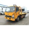 Buy cheap Road Vehicle Flatbed Tow Truck , Medium Duty 3t 24 Hour Tow Truck High Performance from wholesalers