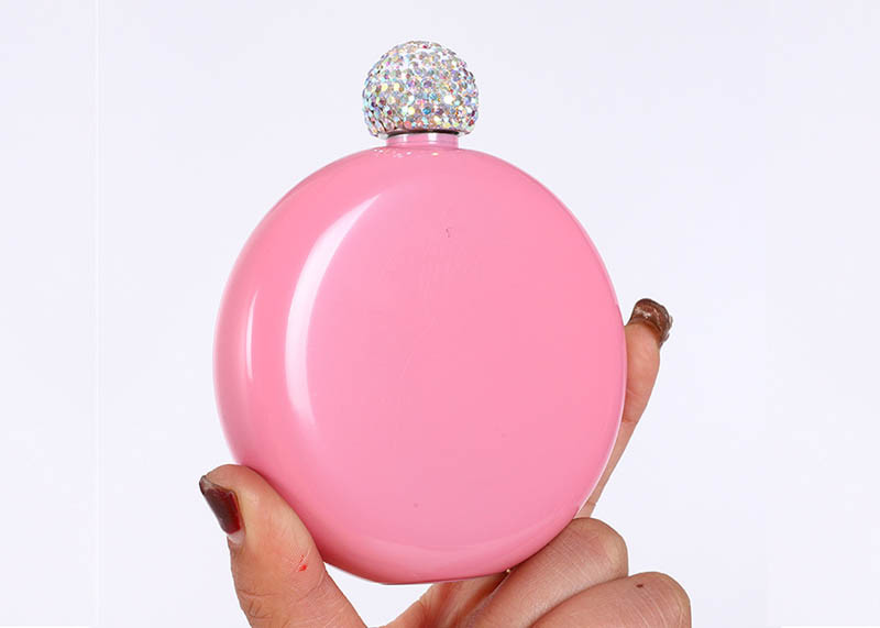 Customized Size / Color Cute Hip Flask Small Alcohol Flask Abrasion Resistance