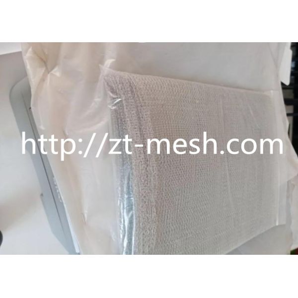 Customized Width Knitted Wire Mesh Galvanized Or Painting As Client Require Woven