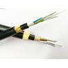 Buy cheap OEM Light Weight Outdoor Armored Fiber Optic Cable ,PE / AT Outer Sheath ADSS Fiber Optic Network Cable from wholesalers