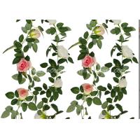 Buy cheap 17FT Artificial Rose Vine Fake Hanging Flower Vines OEM ODM product