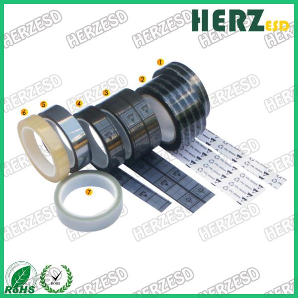 Buy cheap Black Brown Color Grid Polyimide ESD Anti Static Safety Tape For Electronic Packaging from wholesalers