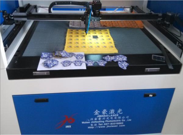 Buy cheap 300x300 Co2 Laser Machine 100KHZ 100w Laser Engraver For Denim Processing Jeans from wholesalers