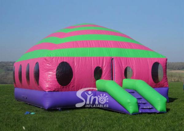 6x6m commercial kids N adults inflatable moonwalk bouncing castle with double N