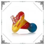 Colorful Christmas Hat Glass Carb Caps For Quartz Banger Bong Oil Rig Smoking