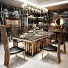 Buy cheap Luxury 8 Seater Marbel Dinning Table With Stainless Steel Base from wholesalers