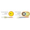 Buy cheap Duplex Flat Single Mode Indoor Fiber Optic Cable for Communication and Cabling from wholesalers