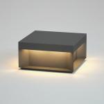 3000K Easy Install Stainless Steel Solar Pillar Light , Columns LED Outdoor