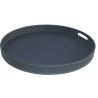 Buy cheap PU Leather Hotel Room Service Trays Round Shape Dia450mm from wholesalers