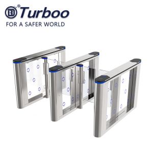 Buy cheap swing gate turnstile glass barrier optical turnstiles office turnstiles product