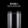 Buy cheap 550ml Empty PET Plastic Clear Cosmetic Jar With Yellow Top Lid For Storage Packaging from wholesalers