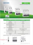 63A 2P Din Rail 6ka MCB Circuit Breaker With Busbar