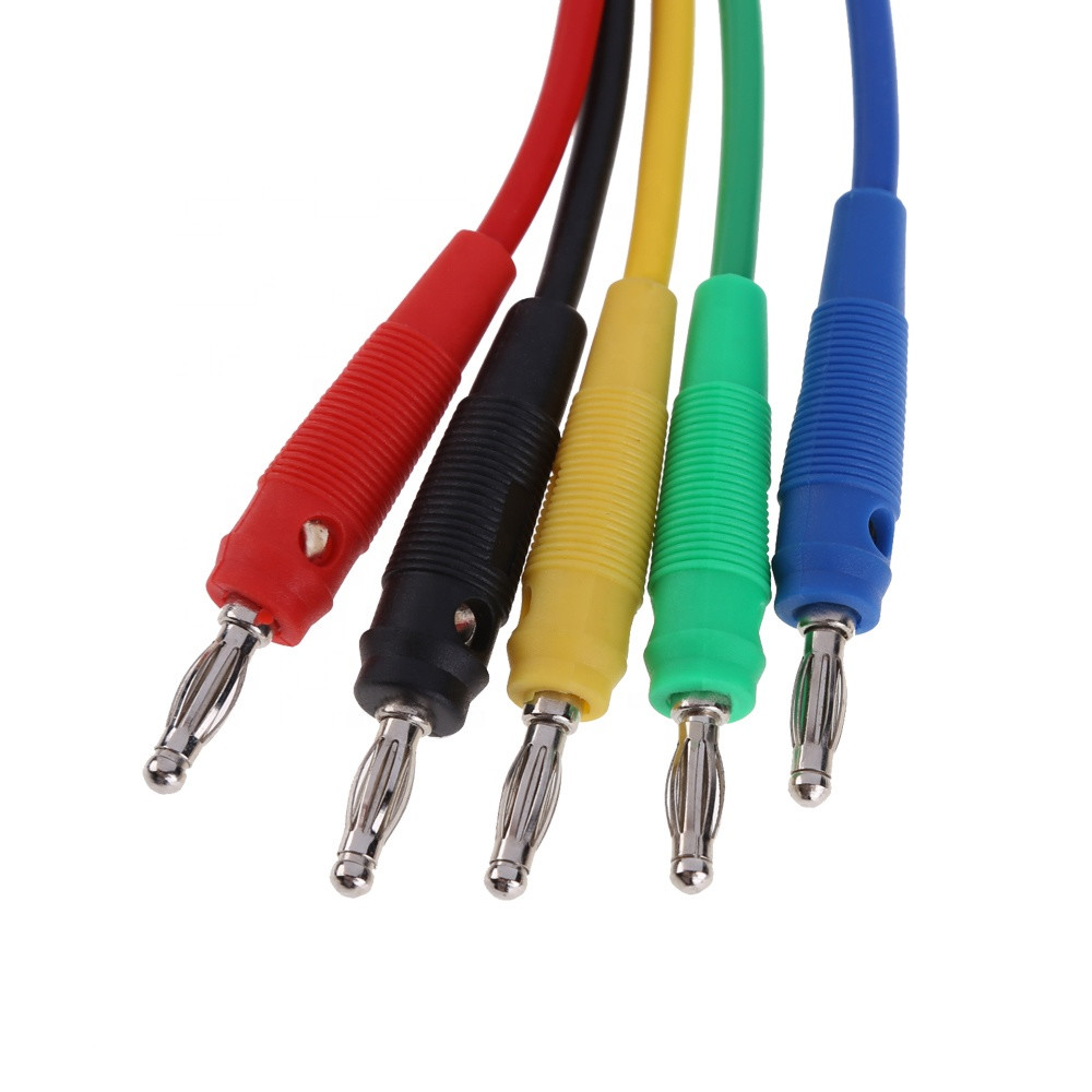 ISO9001 1500V Multimeter Replacement Leads , Multipurpose 4mm Banana Plug Leads