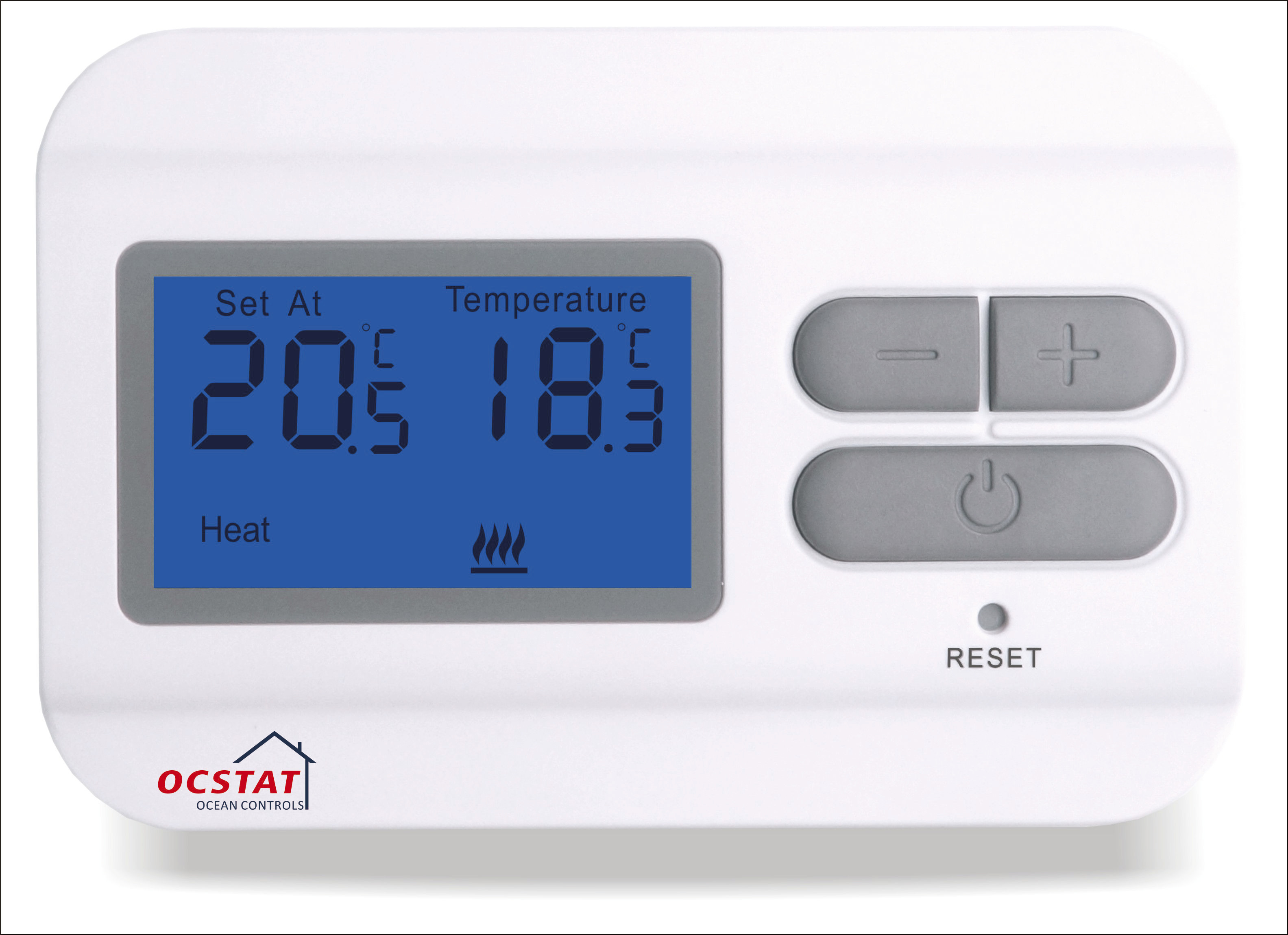 OMRON Relay Wired Programmable Thermostat / Electric Underfloor Heating Thermostat