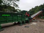 Wood Chipper, 400HP Diesel Wood Drum Chipper Shredder Pallet Crusher