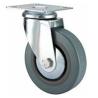 Buy cheap light duty 3" threaded stem grey rubber caster, 2.5 inch, 3 inch grey rubber castor, PVC caster from wholesalers