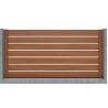 Buy cheap Horizontal 6082 T6 Aluminum Square Profile Wood Grain Slat Fencing Panel For Home Garden from wholesalers
